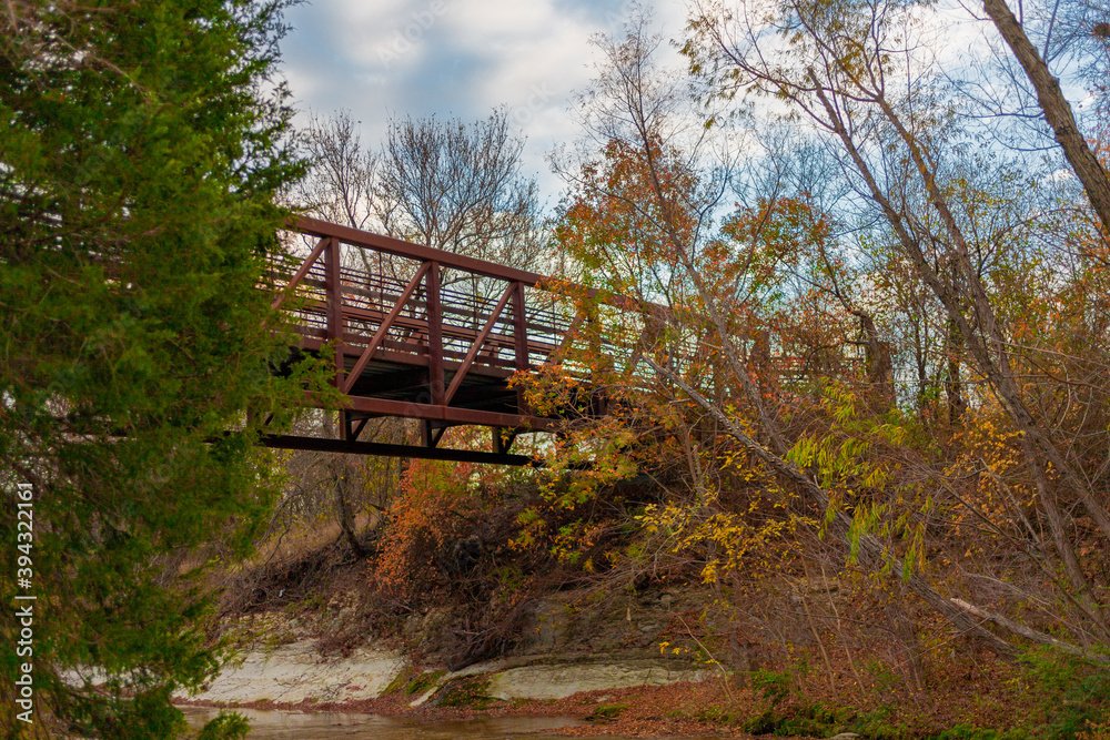 bridge in the park
