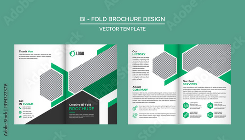 Bifold Brochure Design Template for your Company, Corporate, Business, Advertising, Marketing, Agency, and Internet business. 