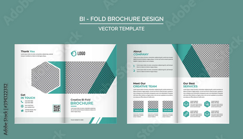 Bifold Brochure Design Template for your Company, Corporate, Business, Advertising, Marketing, Agency, and Internet business.
 photo