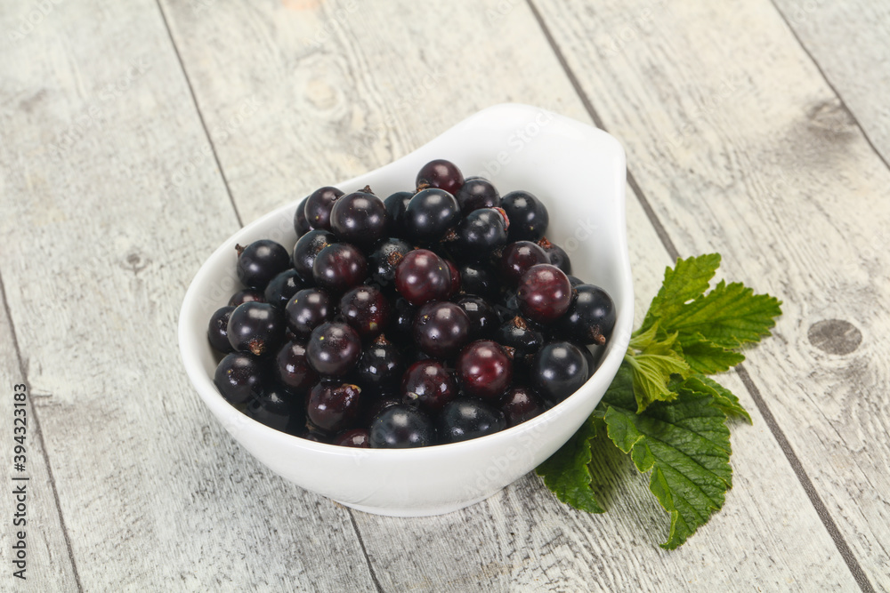 Fresh ripe sweet black currant Fresh ripe sweet black currant
