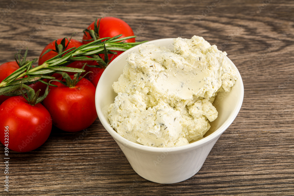 Soft cream cheese with herbs Soft cream cheese with herbs