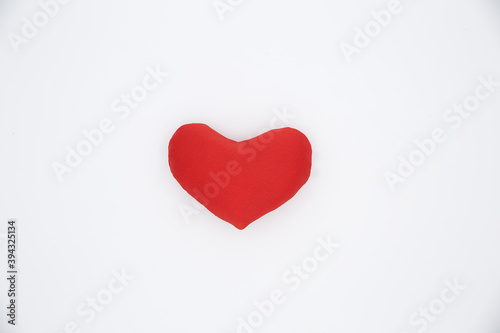 Red hearts on a white background.