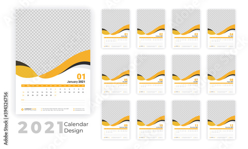 2021 Wall Calendar Design