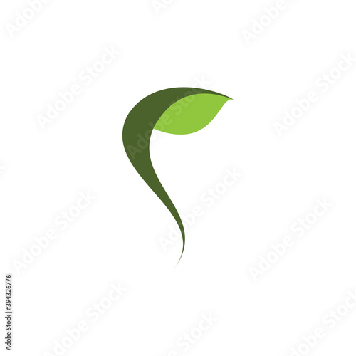 Grow seed logo design vector