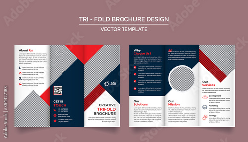 Trifold Brochure Design Template for your Company, Corporate, Business, Advertising, Marketing, Agency, and Internet business.
 photo