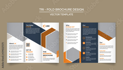 Trifold Brochure Design Template for your Company, Corporate, Business, Advertising, Marketing, Agency, and Internet business.
 photo