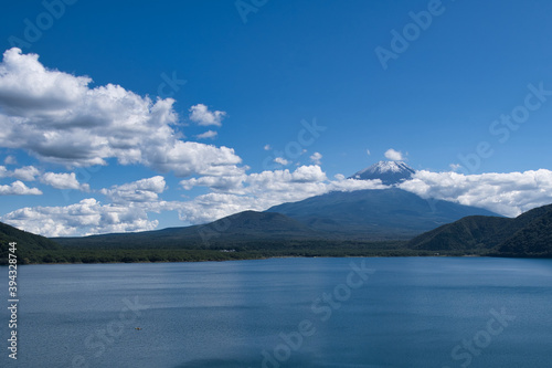富士山, 湖, 水, 山, 風景