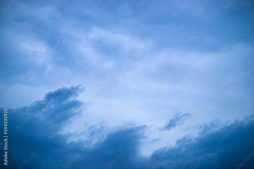The sky in the near dusk is dark. The sky in the near dusk is dark.