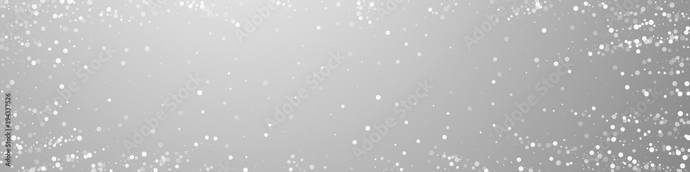 Random white dots Christmas background. Subtle fly Random white dots Christmas background. Subtle fly