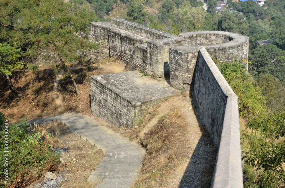 Historical Fort Building Of Sujanpur H.P India