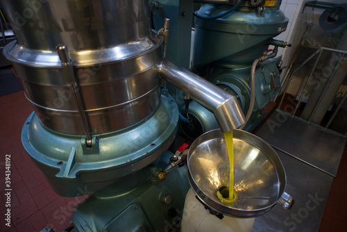 detail of olive press