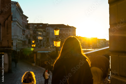 Sunset Lady