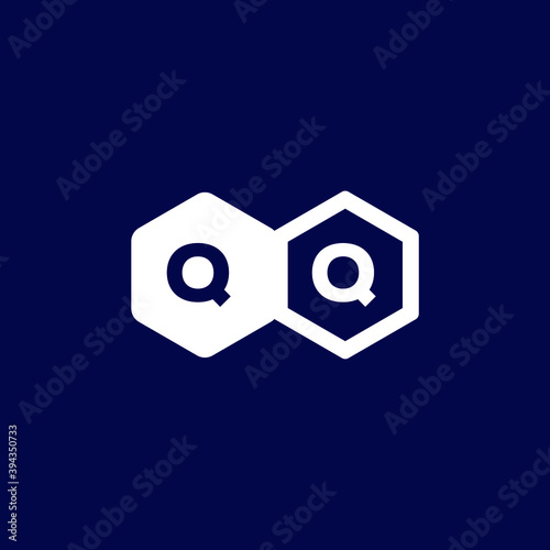 QQ Letter Initial Logo and Icon for Business Branding and Website Editable Vector and Website Favicon Design Unique Modern Logo Version