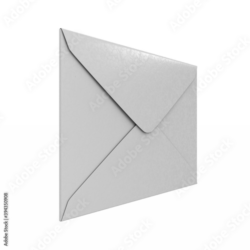 envelope on white backgroun...