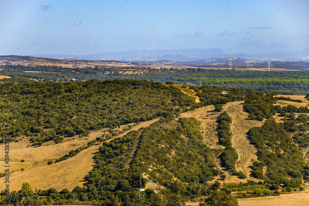 View from Vejer de la Frontera, Cadiz, Andalusia, Spain