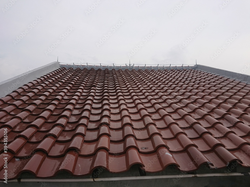 Fototapeta premium roof and sky