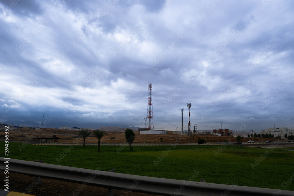 power station in the countryside