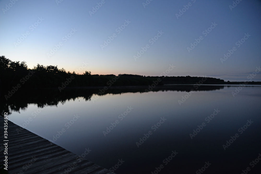 Fototapeta premium Bederkesaer See, abends