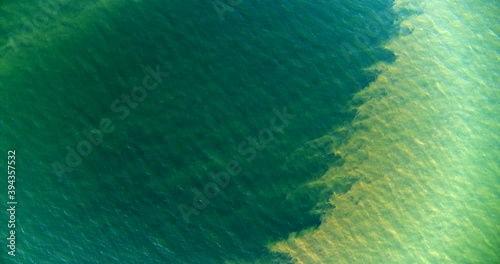 Aerial, Cyanobacteria Concentrations On Ocean Surface , Baltic Seav