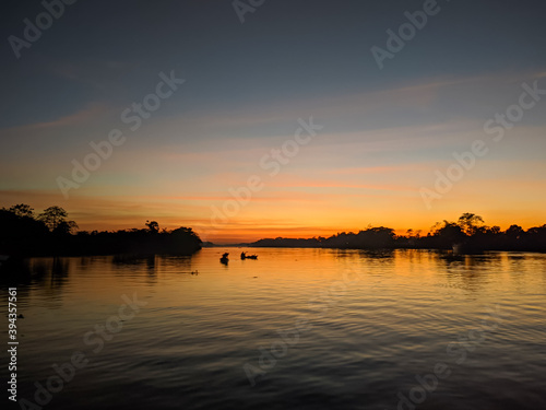 Sunset view on the Riverside