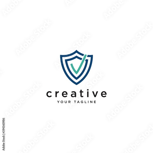 Free Download shield icon vector from tab bar and settings collection. Thin line shield outline icon vector illustration. - GFXLoad
