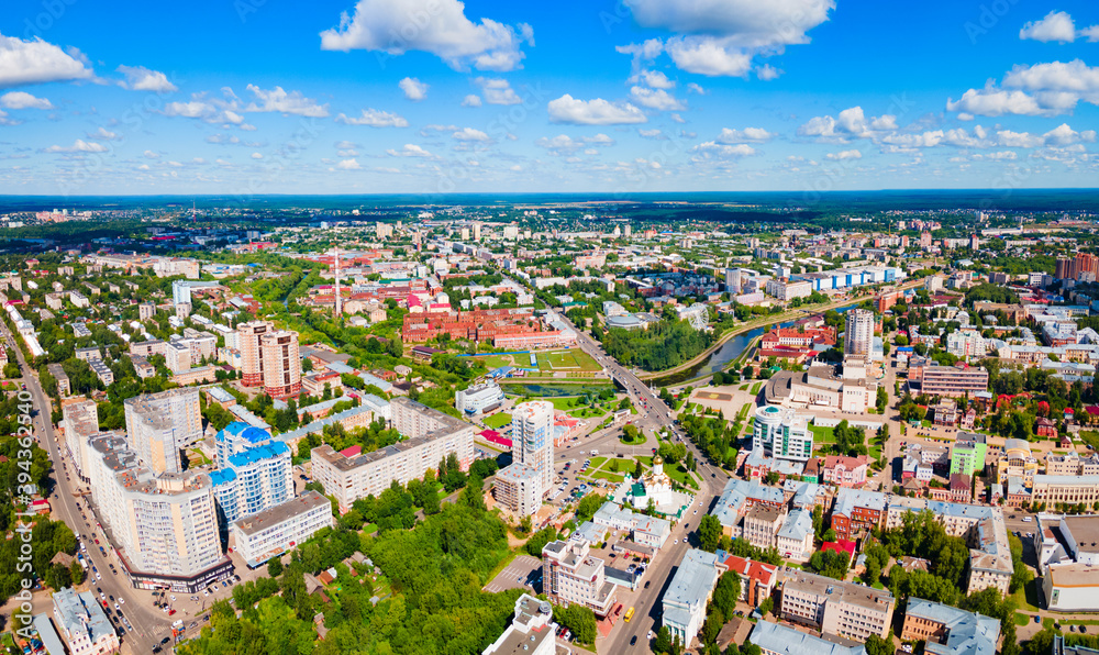 Ivanovo aerial view, Golden Ring, Russia
