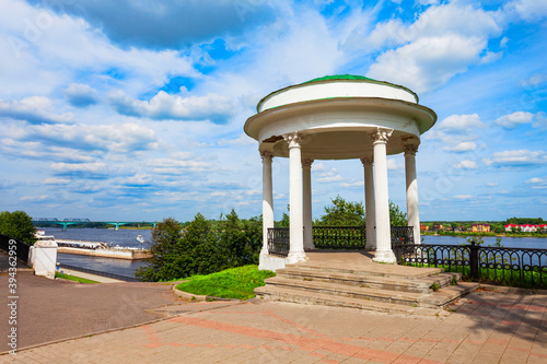 Love pavillion at Volga embankment, Russia photo