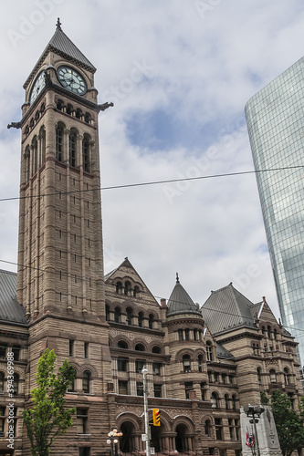 Toronto's Old City Hall (1899) was home to its city council from 1899 to 1966 and remains one of the city's most prominent structures. Toronto, Ontario, Canada. photo