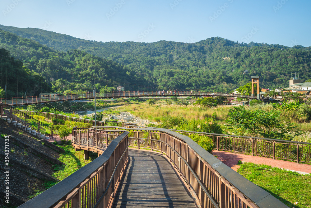 scenery of nanjiang riverside park in nanzhuang township, taiwan