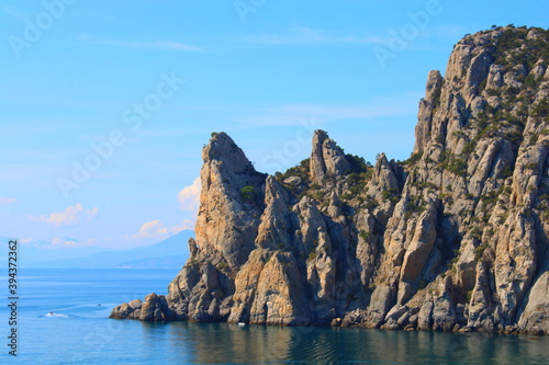 rock in the sea. Golitsyn's trail Crimea © Алексей Анисимов