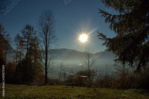 Wunderschöne Herbststimmung in Triesenberg in Liechtenstein 18.11.2020