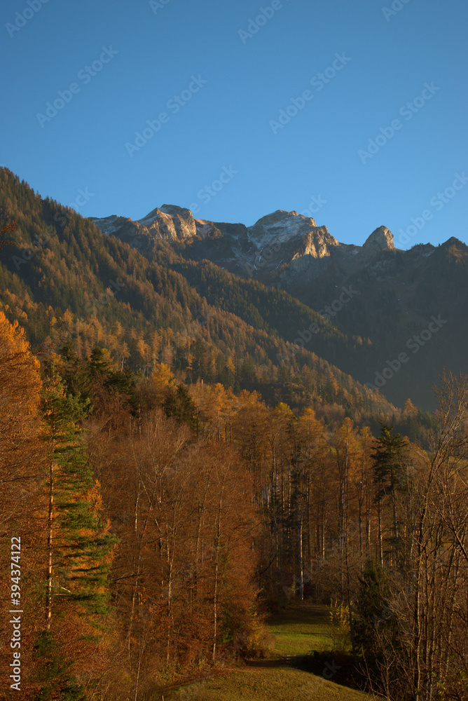 Wunderschöne Herbststimmung in Triesenberg in Liechtenstein 18.11.2020