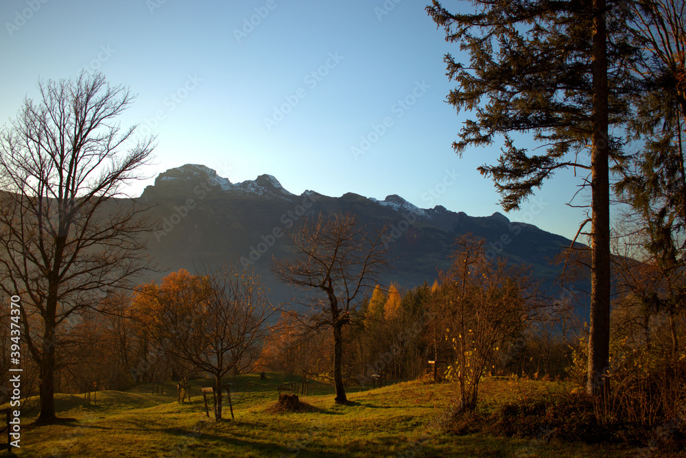 Wunderschöne Herbststimmung in Triesenberg in Liechtenstein 18.11.2020