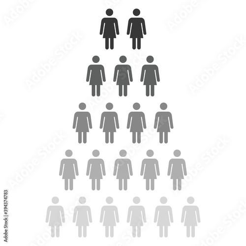 group of people illustration concept vector set of people woman icon.