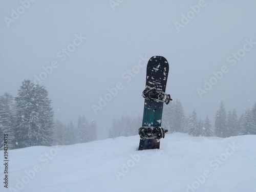 Snowbording im Winter photo