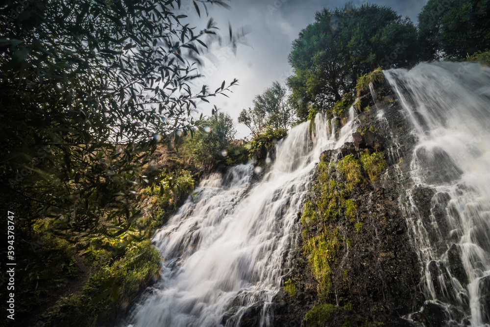 Obraz premium beautiful clean waterfall in Shake