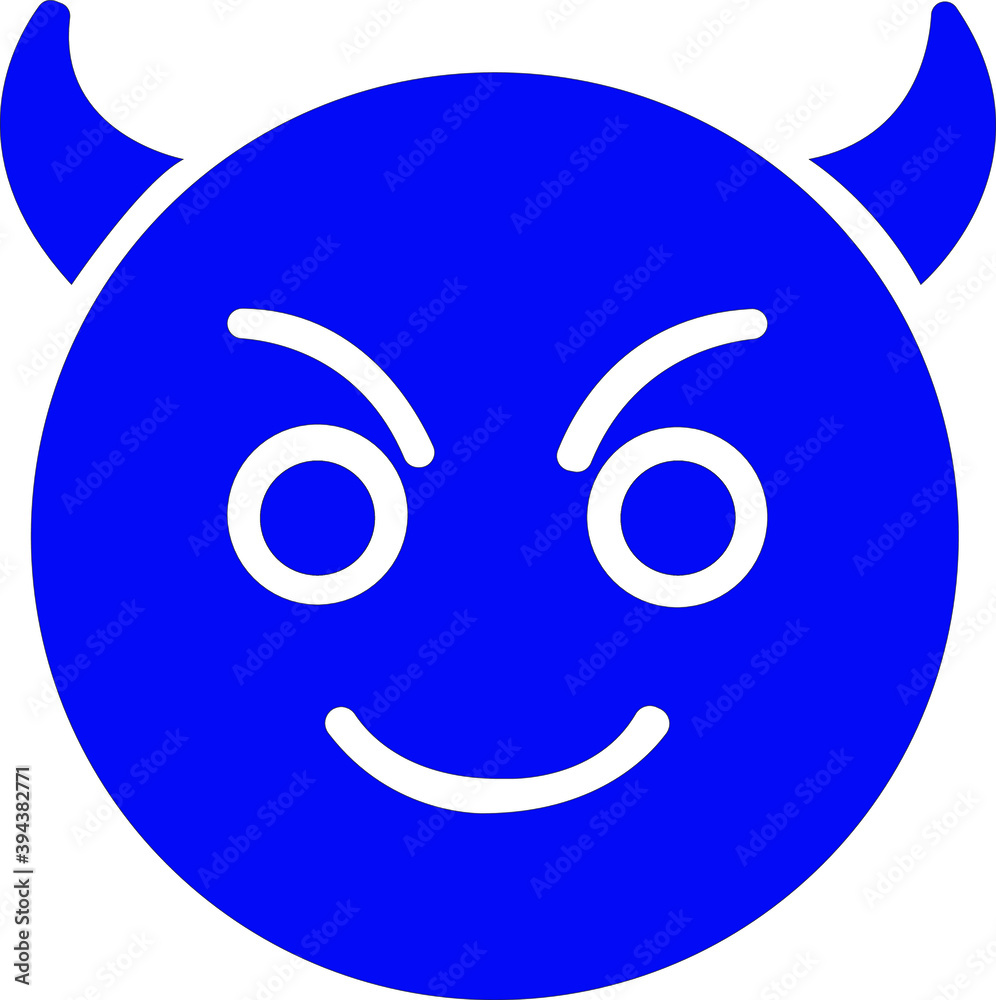 devil face emoji icon