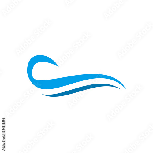 Free Download Wave icon logo design template - GFXLoad