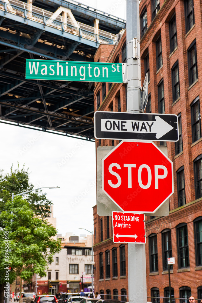 Street sign in Manhattan, New York City.