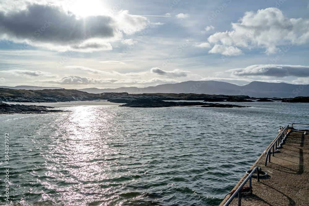 The coastline at Rossbeg beach in County Donegal - Ireland