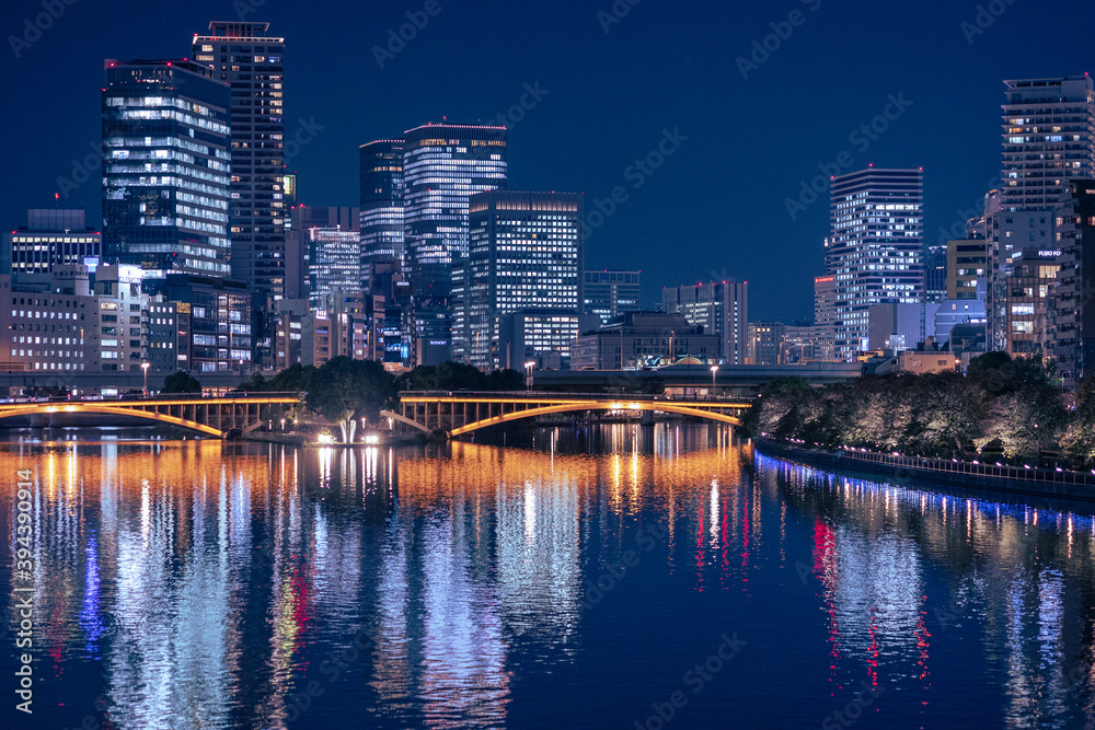 Fototapeta premium 天満橋の夜景