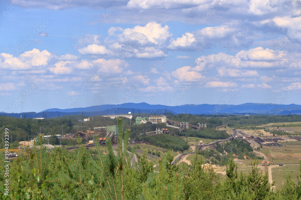 Coal mine near Sokolov in Czech Republic