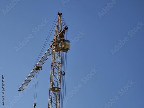 crane on a construction site