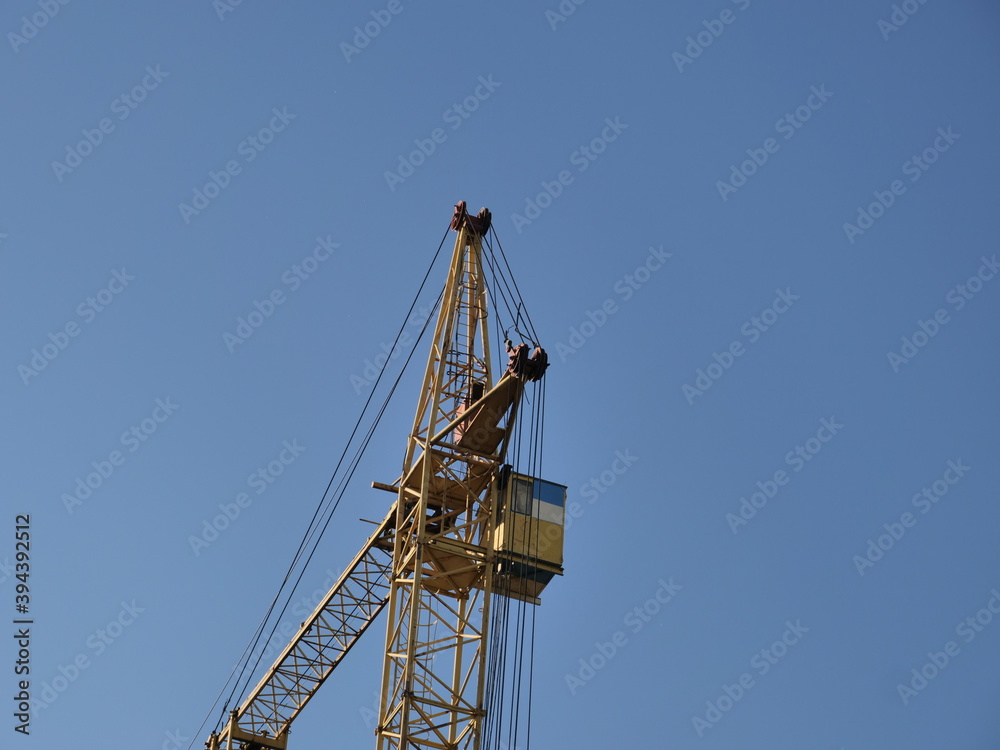 crane on a construction site