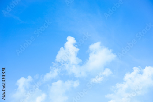 A good day covered with lots of sky and clouds background with copy space for text or banner for website