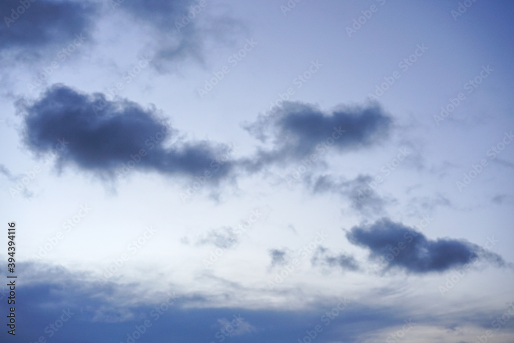 Fantastic blue sky with clouds copy space for banner or wallpaper background