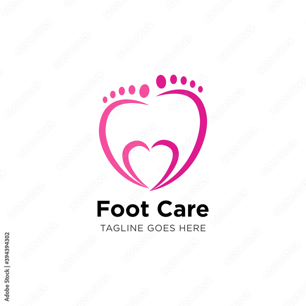 foot logo and icon vector illustration, best logo for company and business