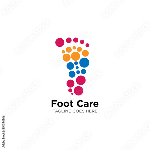 foot logo and icon vector illustration, best logo for company and business