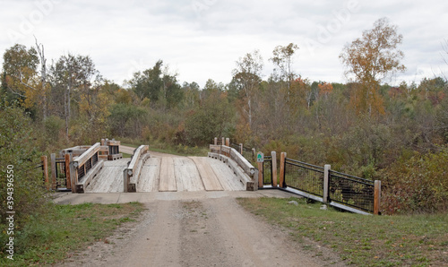 Rifle River Wooden Bridge, Rifle River Recreation Area, Ogemaw County, Michigan © Ian James Allan