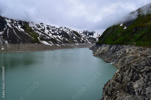 Mooserboden Dam , Stausee , Hohenburg , Kaprun , Kitzsteinhorn , Salzburg , Austria  photo